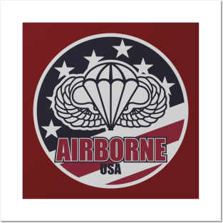 Airborne USA Posters and Art